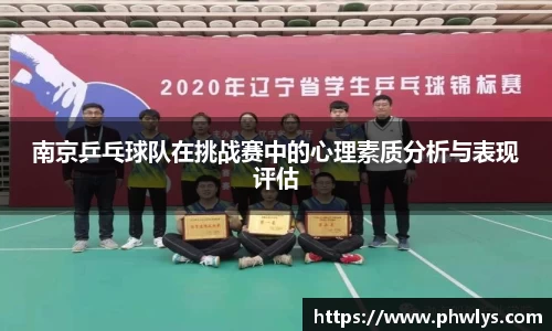 南京乒乓球队在挑战赛中的心理素质分析与表现评估